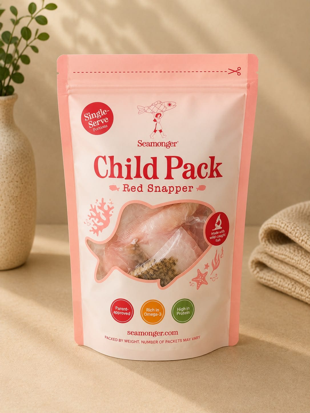 Red Snapper Child Pack (500g)