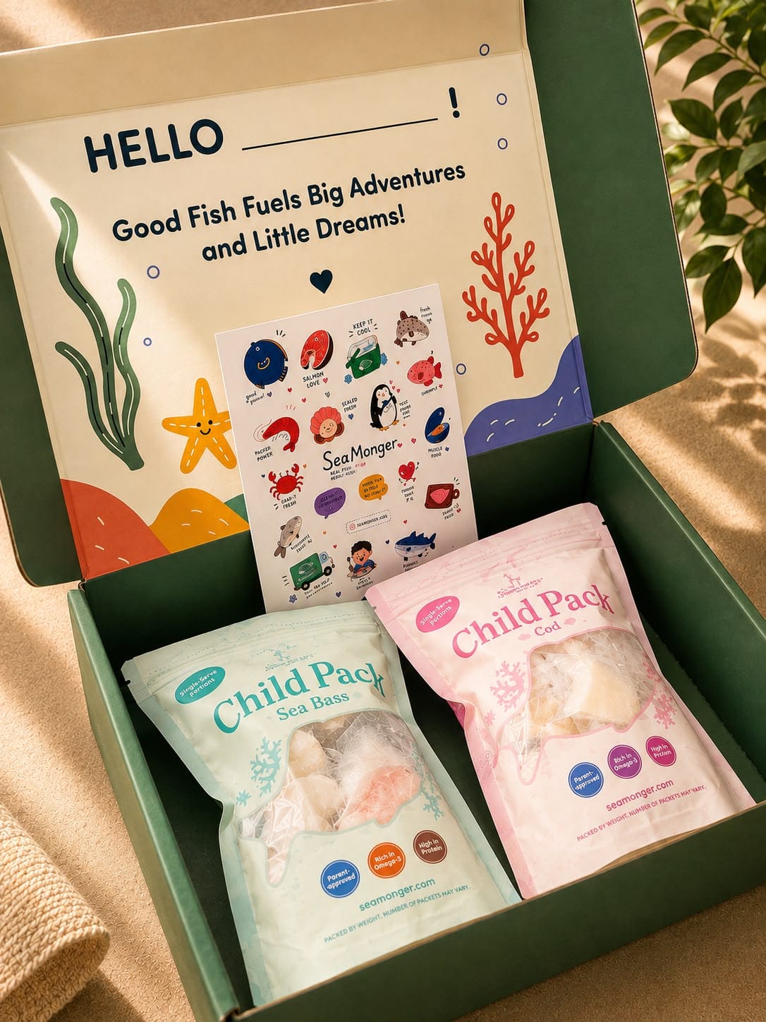 Little SeaMonger Collection | 2 Types with Personalized Gift Box