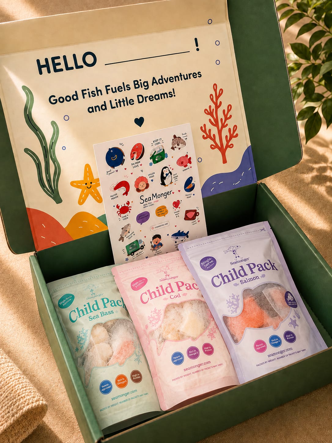 Little SeaMonger Collection | 3 Types with Personalized Gift Box